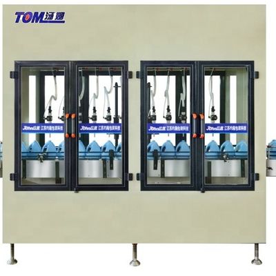 comprar 1200BPH 1800BPH Máquina de llenado de detergente 2400BPH 3000BPH Totalmente automática Fabricación en línea