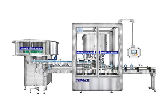 comprar Máquinas de tapado rotativas controladas por PLC 8 10 12 cabezas Fabricación en línea