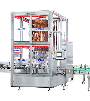 comprar 8 10 12 cabezas Máquina de tapón automático bomba giratoria 6000BPH Fabricación en línea