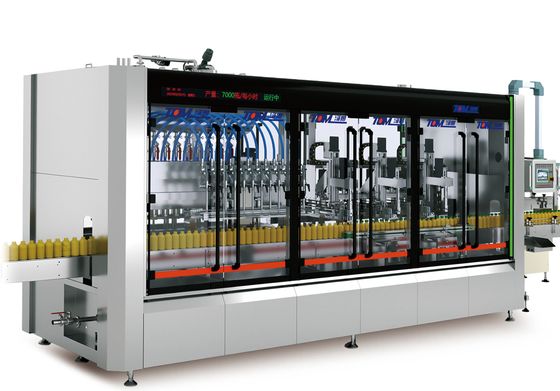 comprar Máquina para cubrir el monobloque de relleno con servomotor para el diseño de la muestra y el diámetro adecuado de la botella online manufacture