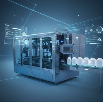 comprar Máquina de llenado de líquido de alta precisión totalmente automática con excelente soporte Fabricación en línea