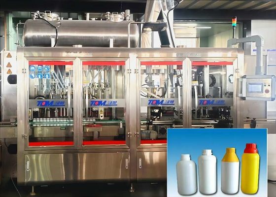 Tipo de seguimiento Máquina automática de relleno de monobloque para botellas de plástico