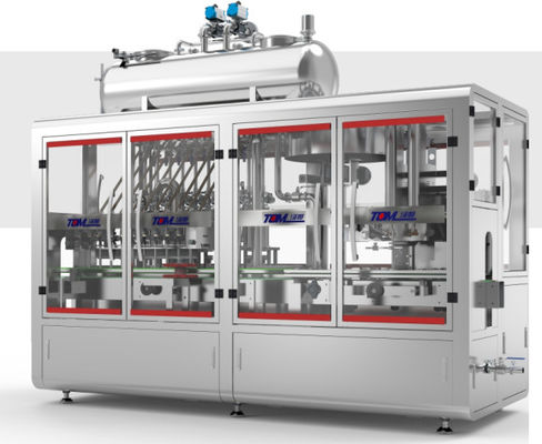 Máquina de llenado de plaguicidas totalmente automática 2 10 cabezas Máquina de llenado de pistón lineal 2 en 1