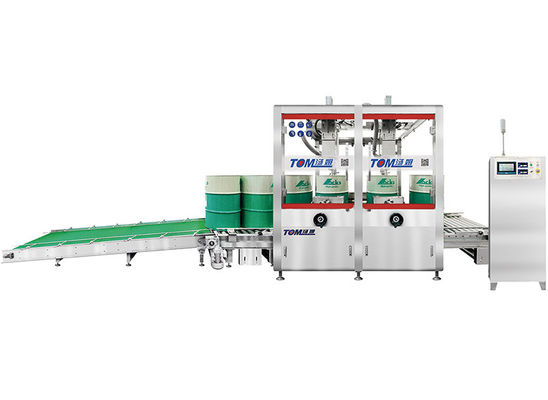 Máquina automática de llenado de tambor de 200L para lubricantes, lubricantes y aceites