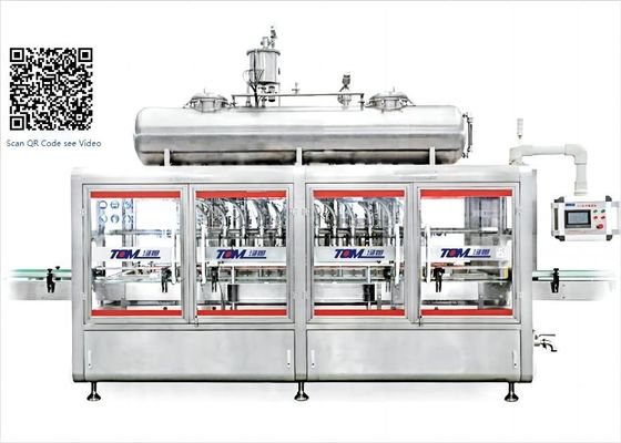 Máquina automática de llenado de lubricante controlada por PLC de tipo lineal 1L-5L