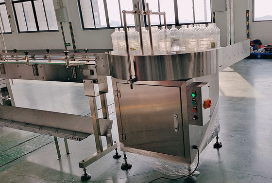 Mesa de alimentación automática rotativa de botellas de vidrio de plástico de alta velocidad