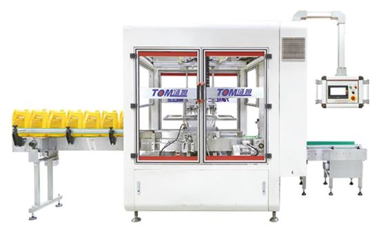 Automático SUS Cuatro cajas a la vez Servo Máquina de embalaje de cartón vertical Case Packer