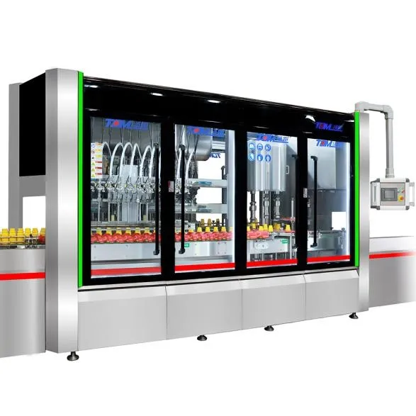 1l-5l Aceite comestible Aceite condimentario Salsa Jugo Vinagre M&aacute;quina de llenado autom&aacute;tico de alta velocidad 4