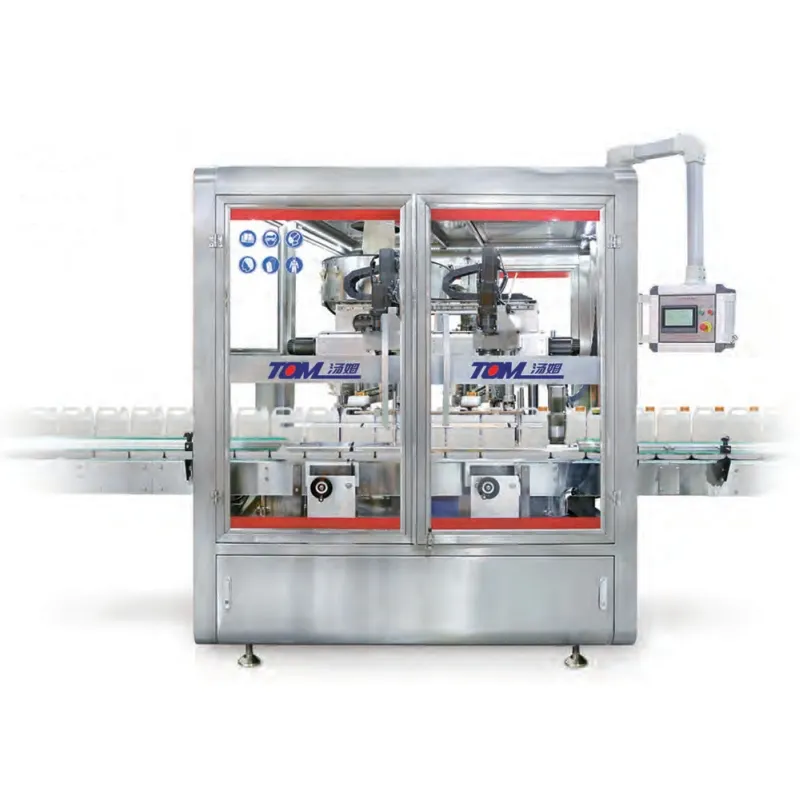 M&aacute;quina avanzada de llenado y tap&oacute;n para aceite comestible y salsa 4