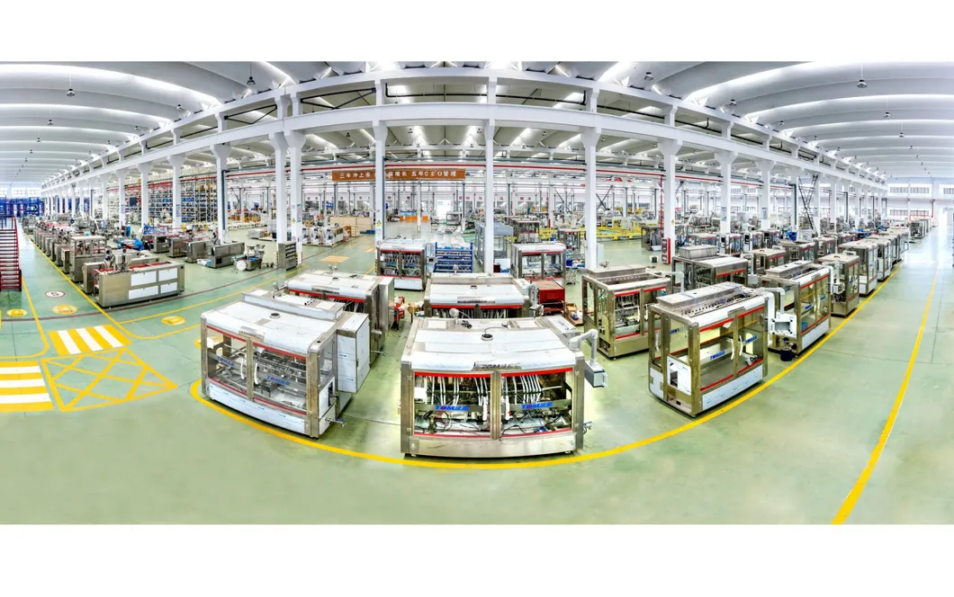 M&aacute;quina de embalaje inteligente para envases de polvo de pesticidas de 5 a 10 kg 4