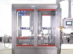 Máquina de tapón rotativo de 3000-6000BPH controlada por PLC