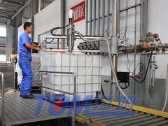 200 kg-1T Máquina semiautomática de llenado de tanques IBC para pesticidas y productos químicos