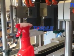 Máquina automática de llenado y tapado de gatillo para champú, detergente y desinfectantes