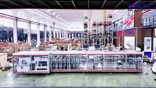 Máquina envasadora de película en rollo horizontal servo completo DSJ-300-2