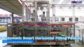 Dyz-300S Máquina automática de envasado y embalaje de llenado horizontal inteligente para un llenado eficiente